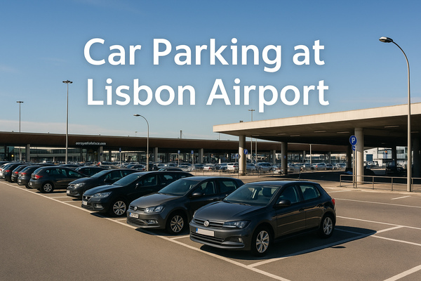 car parking at Lisbon Airport