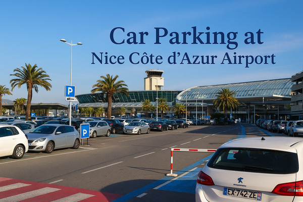 car parking at Nice Côte d'Azur Airport