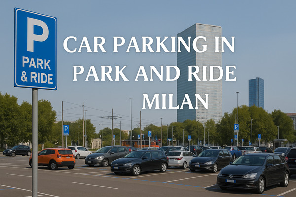 car parking at Park Ride Milan car parking at Park & Ride Milan