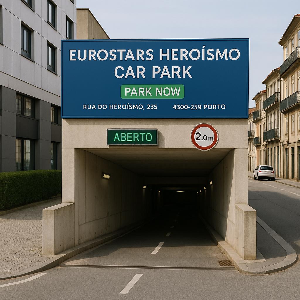 Eurostars Heroísmo Car Park in Porto, Portugal