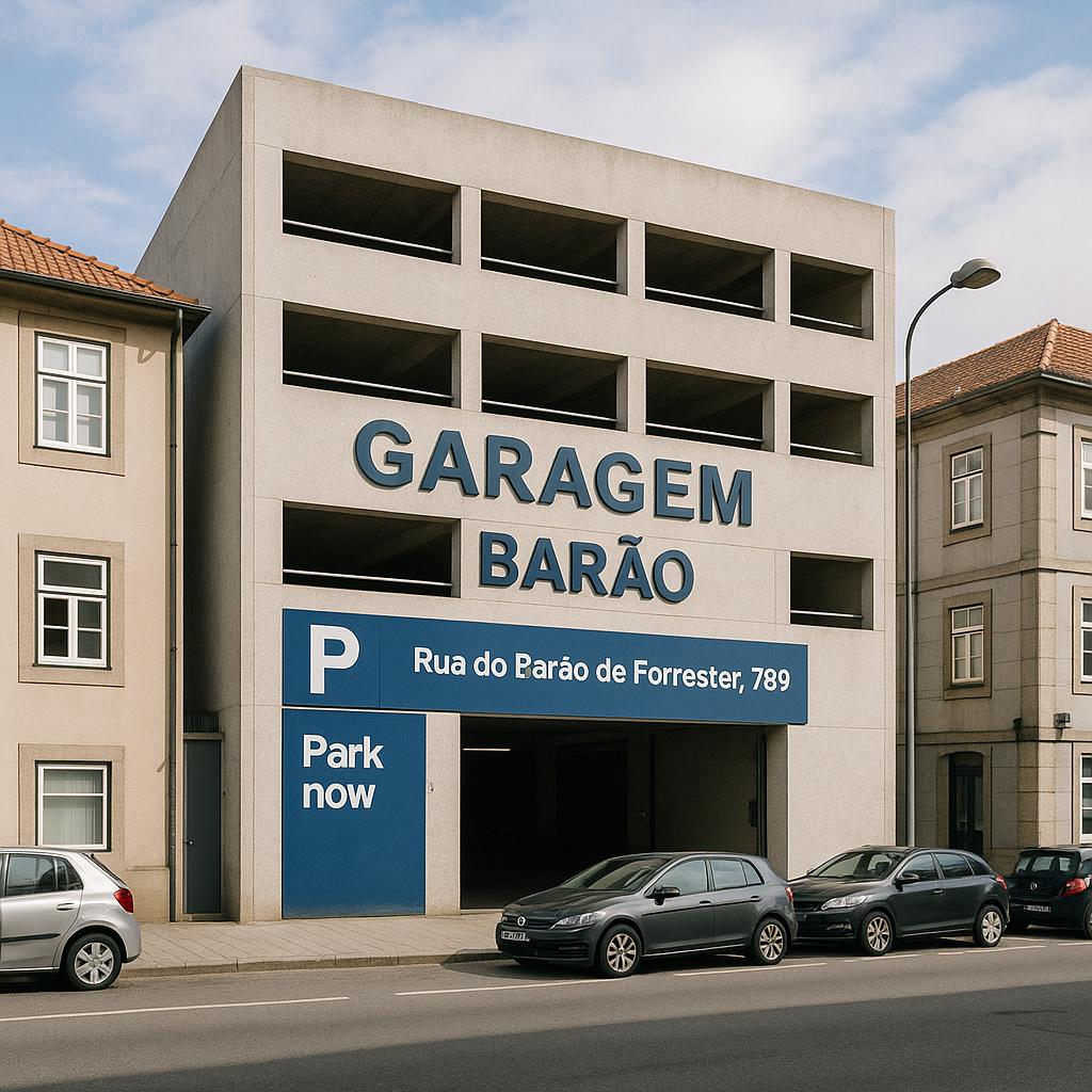 Garagem Barao Car Park in Porto, Portugal