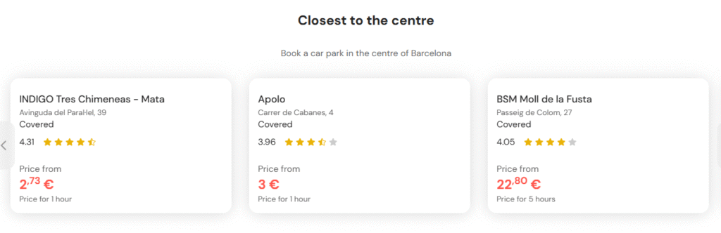 most central parking in Porto