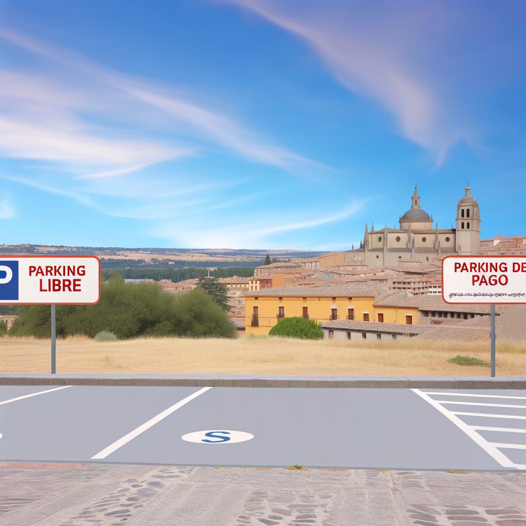 Scenic view of Segovia