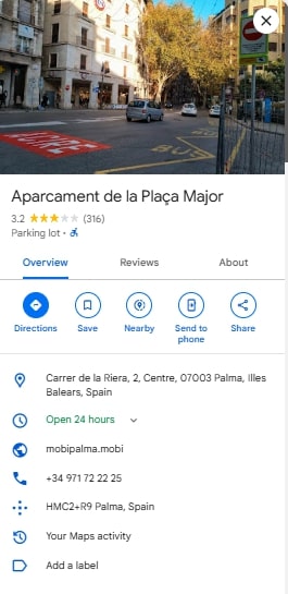 Aparcament de la Placa Major