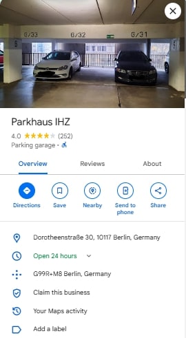 Parkhaus IHZ