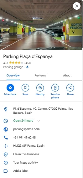 Parking Placa dEspanya