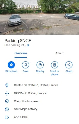 Parking SNCF