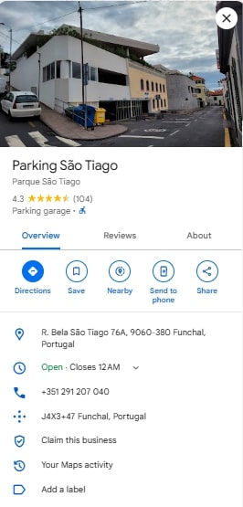 Parking Sao Tiago Parking Sao Tiago