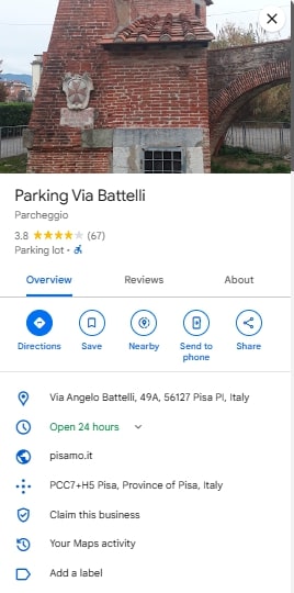 Parking Via Battelli Parking Via Battelli