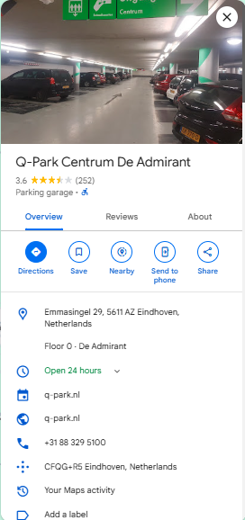 Q Park Centrum De Admirant