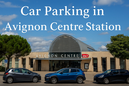 car parking at Avignon Centre Station