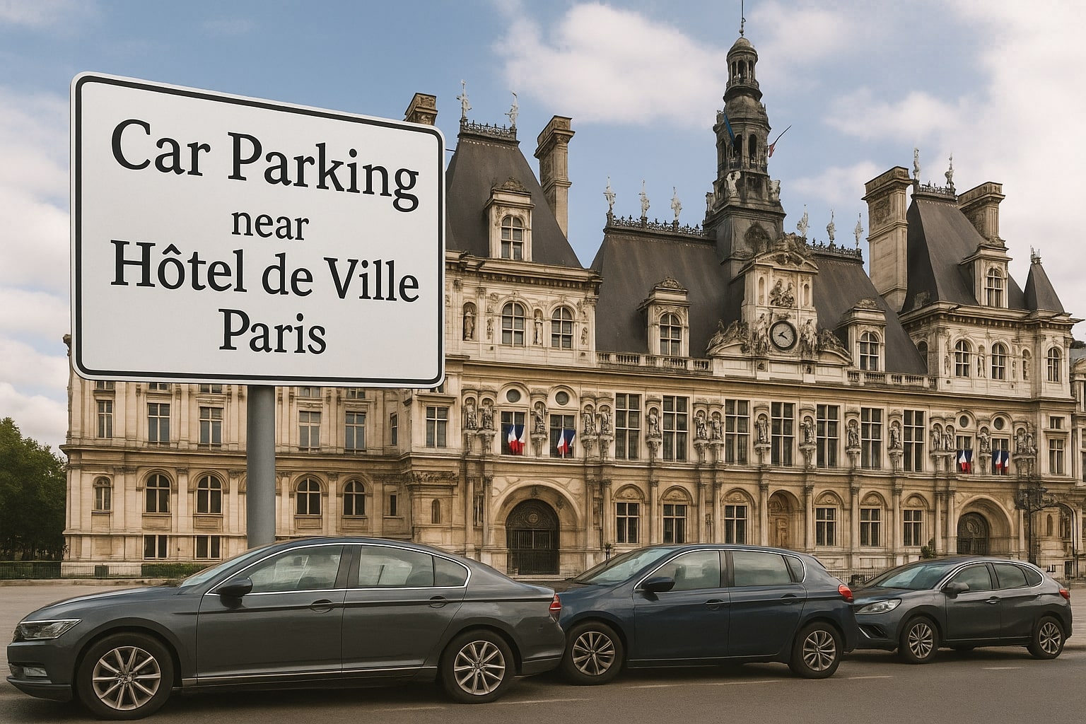 parking near Hôtel de Ville Paris