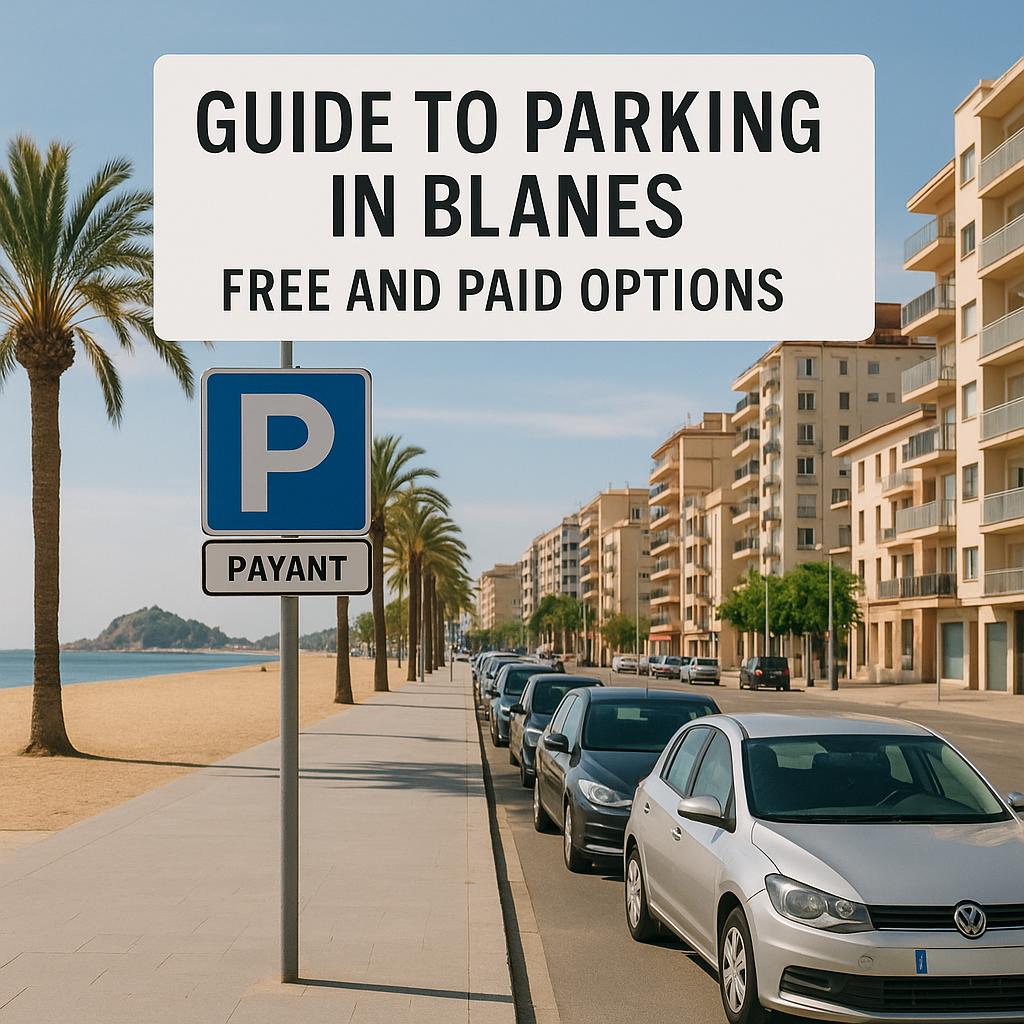 Scenic view of Blanes, Spain