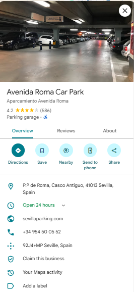 Avenida Roma Car Park