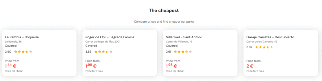 Cheapest Motorhome Parking Barcelona