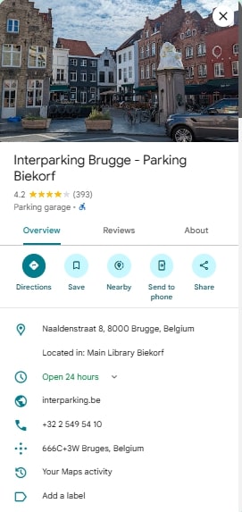 Interparking Brugge Parking Biekorf 1
