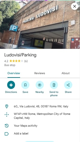 Ludovisi Parking