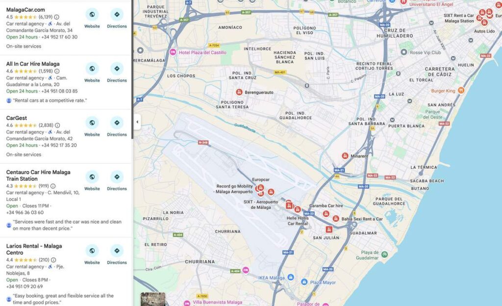 Malaga car rentals Malaga car rentals