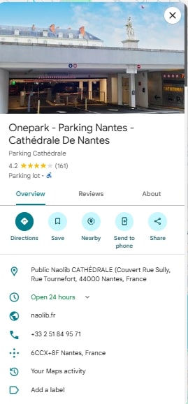 Onepark Parking Nantes Cathedrale De Nantes