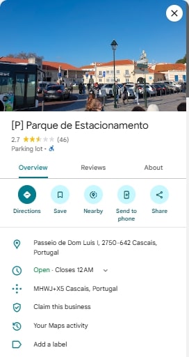 P Parque de Estacionamento 1