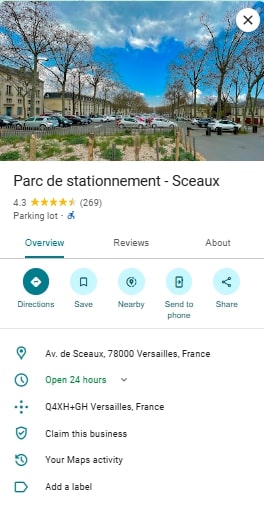 Parc de stationnement