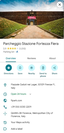 Parcheggio Stazione Fortezza Fiera