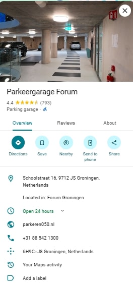Parkeergarage Forum