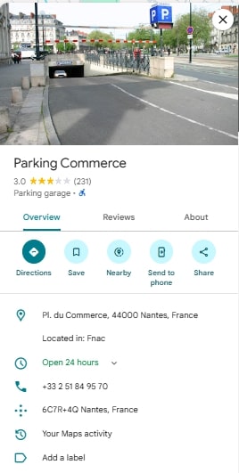 Parking Commerce