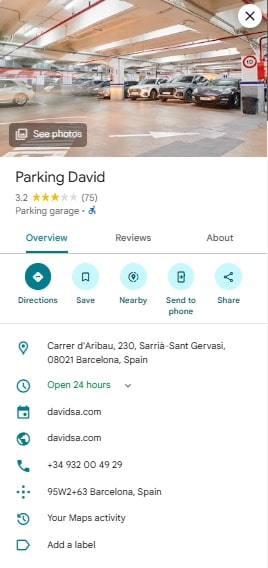 Parking David