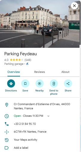 Parking Feydeau