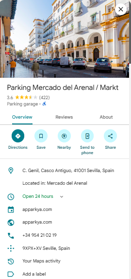 Parking Mercado del Arenal