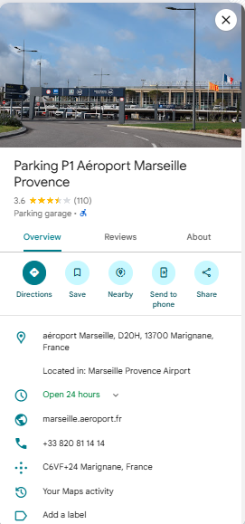 Parking P1 Aeroport Marseille Provence Parking P1 Aeroport Marseille Provence