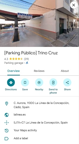 Parking Publico Trino Cruz