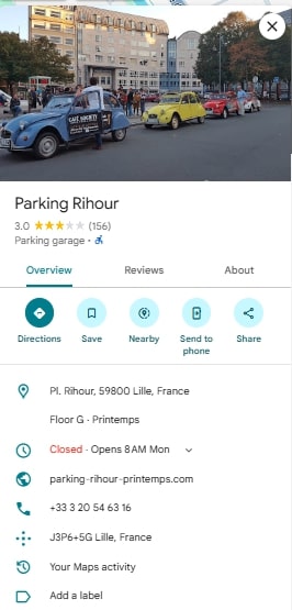 Parking Rihour
