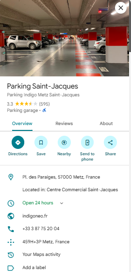 Parking Saint Jacques