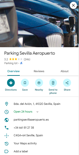 Parking Sevilla Aeropuerto