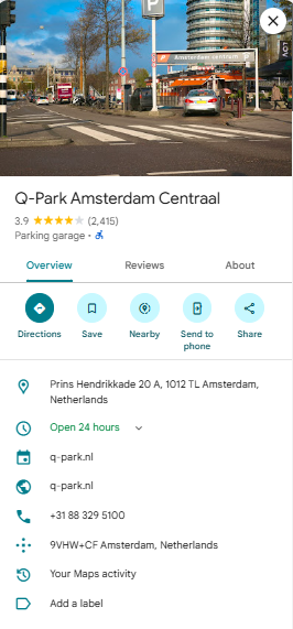 Best Parking Near Amsterdam Central - Q Park Amsterdam Centraal