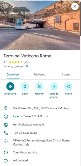 Terminal Vaticano Roma