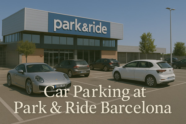 car parking at park & ride barcelona