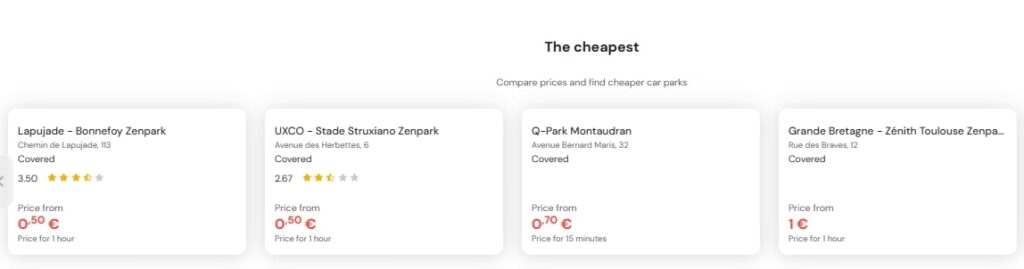 cheapest parking in Toulouse Blagnac Airport