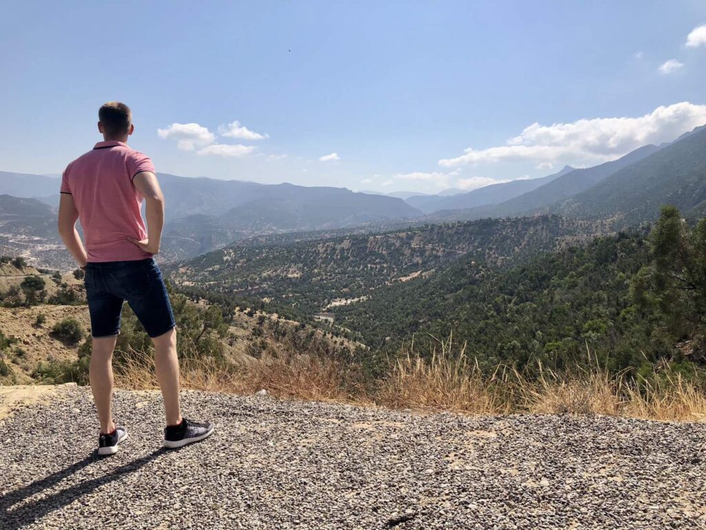 overlooking valleys near Agadir, Morocco