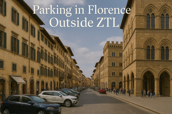 parking in Florence outside ZTL Parking