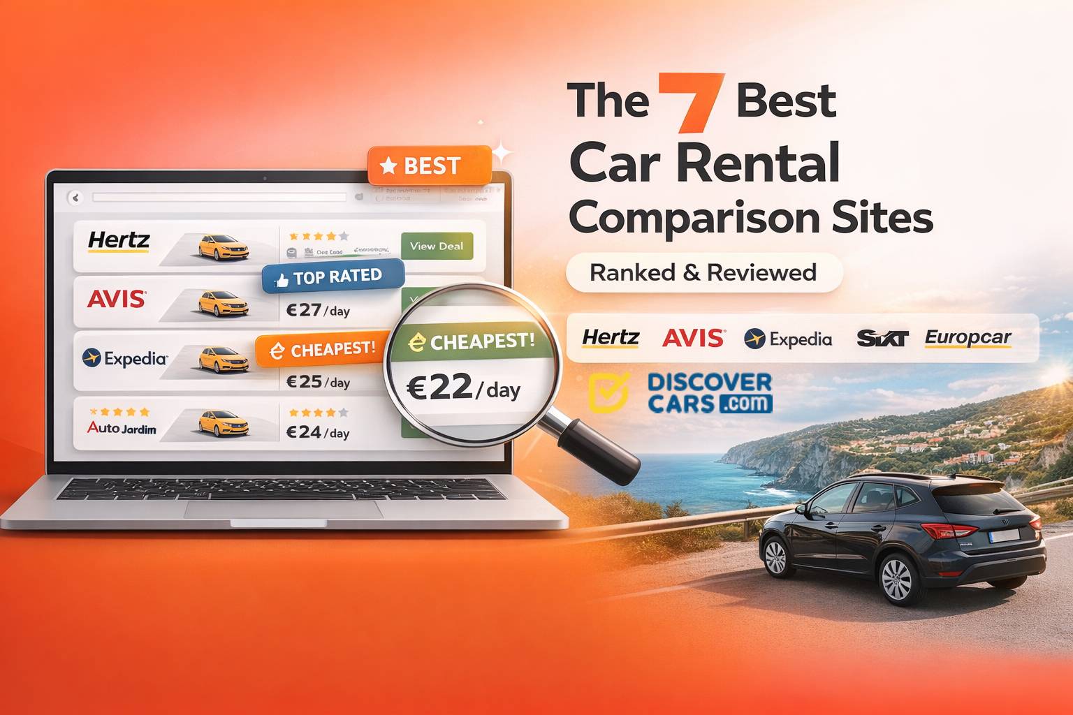 Best Car Rental Comparison Sites, Ranked and Reviewed