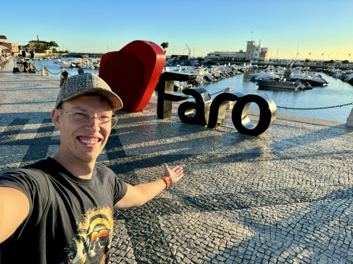 faro marina algarve portugal Faro marina sign in the Algarve, Portugal – starting point for Algarve road trips