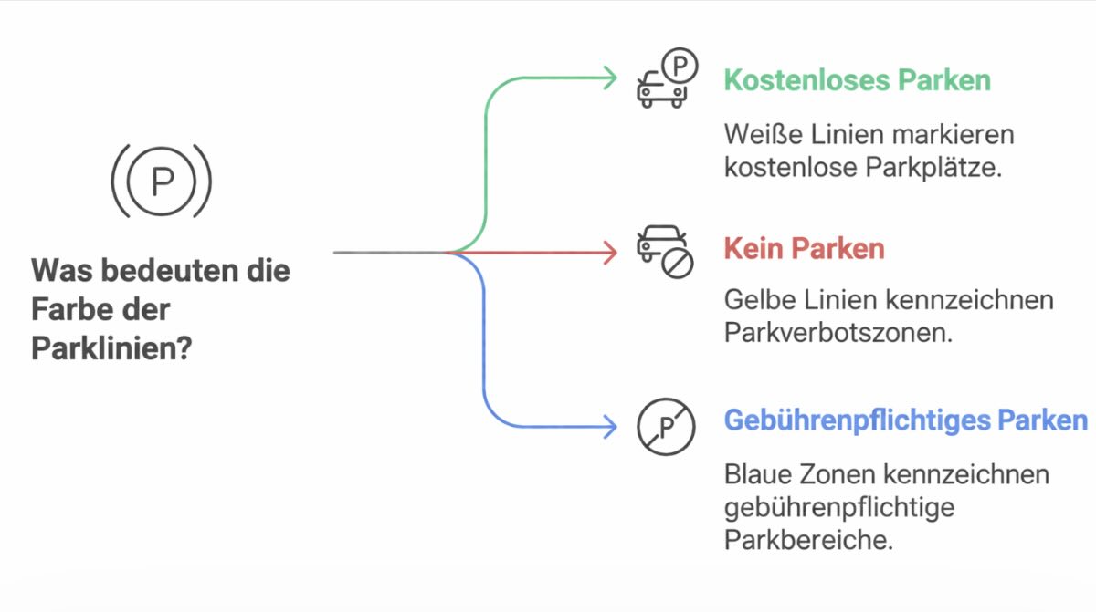 Parklinien-Farben &ndash; visueller Leitfaden zu den Markierungen auf Madeira