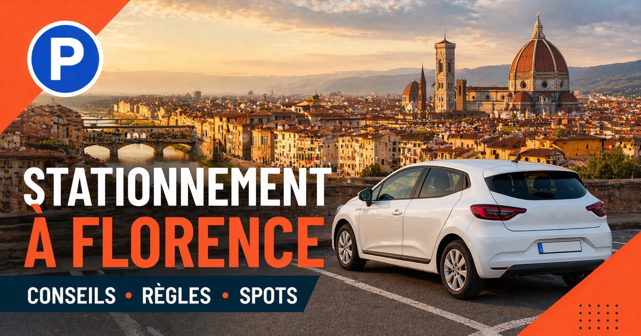 Stationnement à Florence — guide des ZTL, parkings et tarifs avec le Duomo en fond