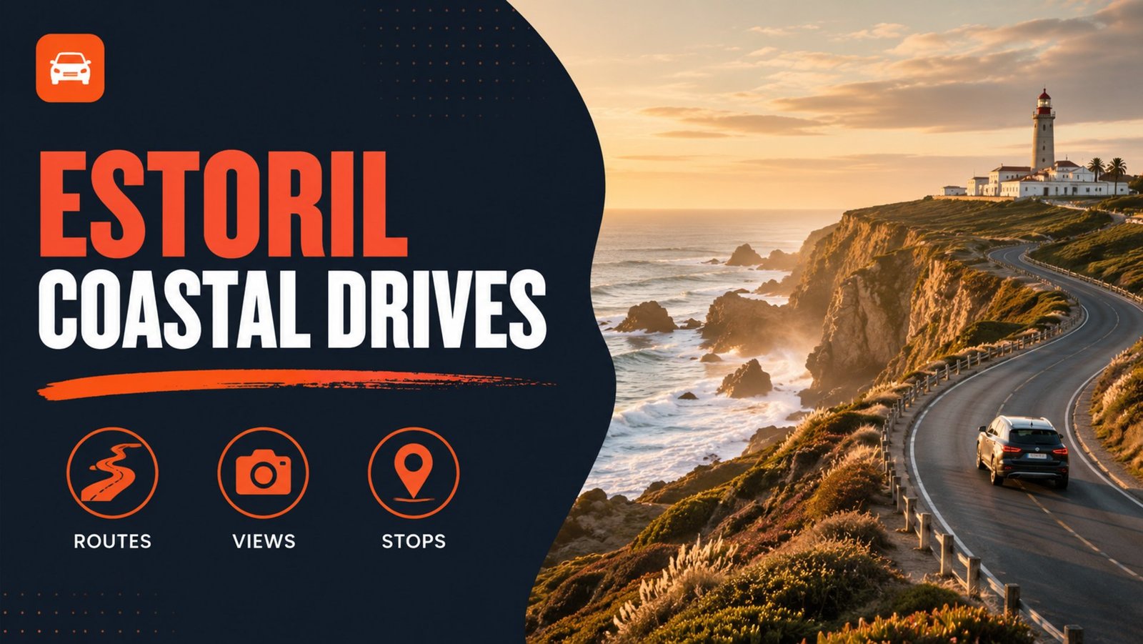 Estoril coastal drives guide cover – routes, views and stops along the Atlantic cliffs