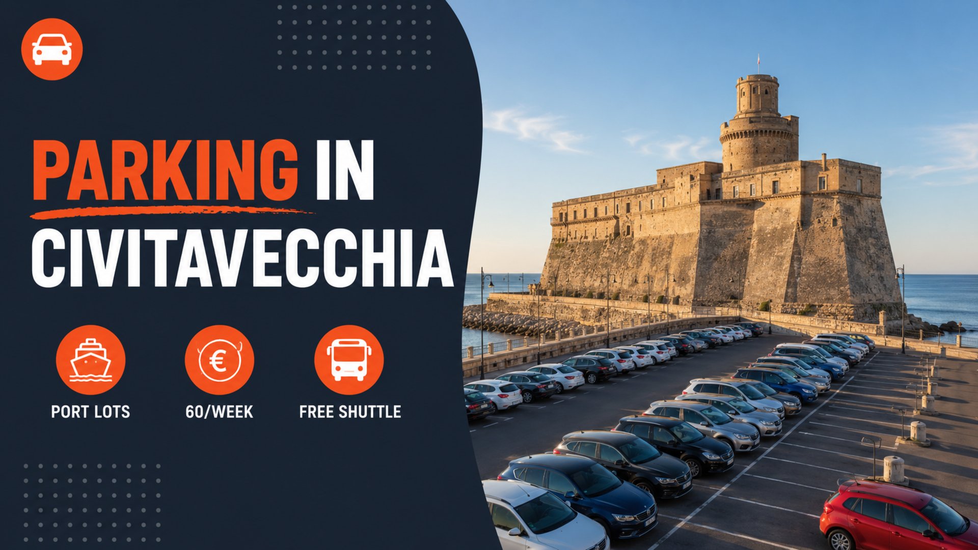 Parking in Civitavecchia cruise port guide cover