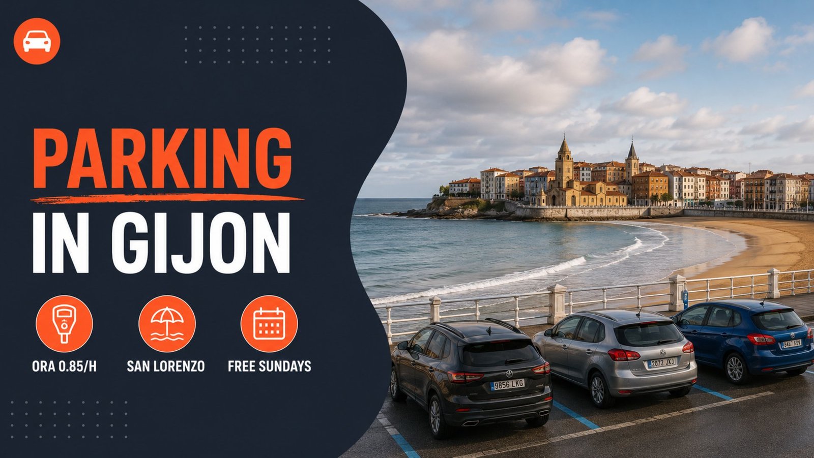 Parking in Gijon guide cover