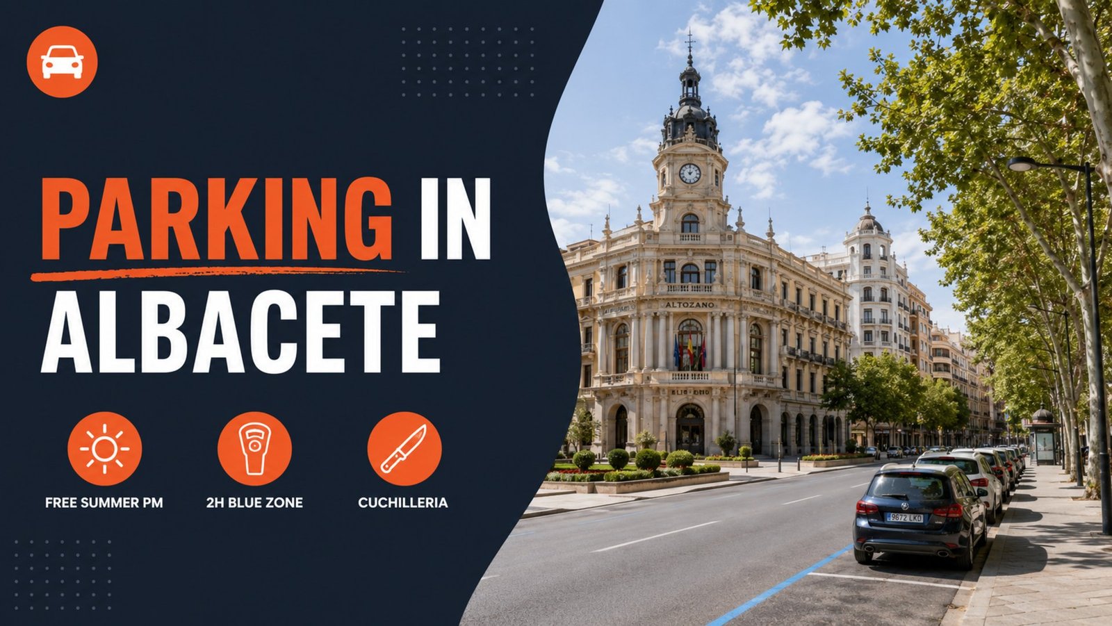 Parking in Albacete guide cover